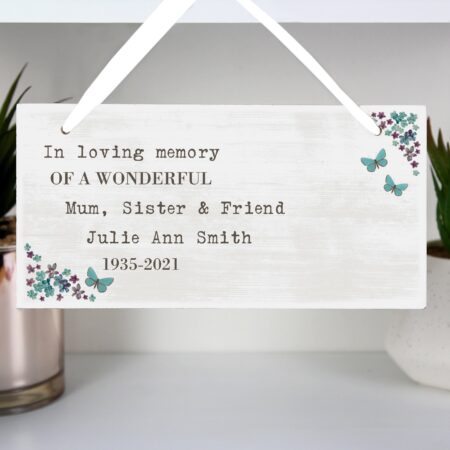 Personalised forget wooden sign