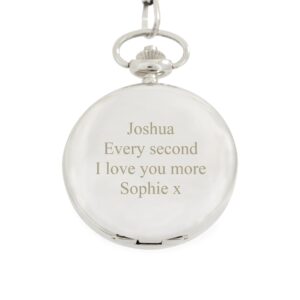 Personalised Formal Pocket Fob Watch: 4 - Watches By Gift Moments