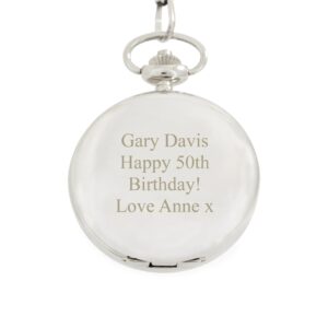 Personalised Formal Pocket Fob Watch: 5 - Watches By Gift Moments