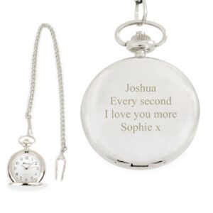 Personalised Formal Pocket Fob Watch: 7 - Watches By Gift Moments