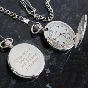Personalised Formal Pocket Fob Watch: 2 - Watches By Gift Moments