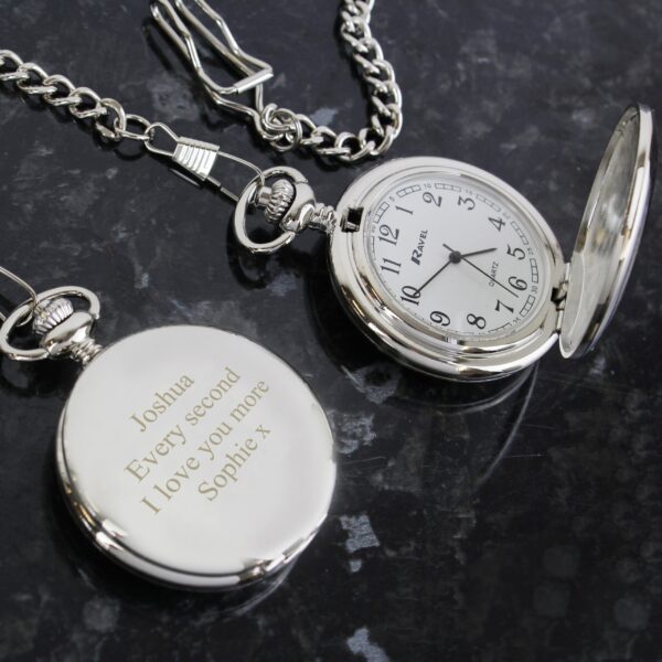 Personalised Formal Pocket Fob Watch: 1 - Watches By Gift Moments