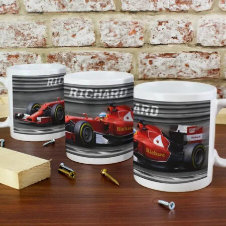 Personalised formula 1 mug