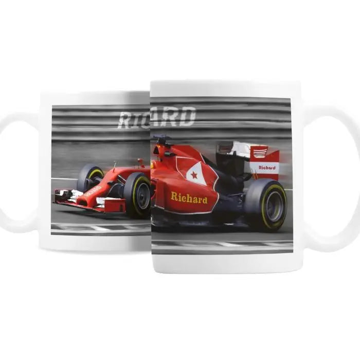 Personalised formula 1 mug