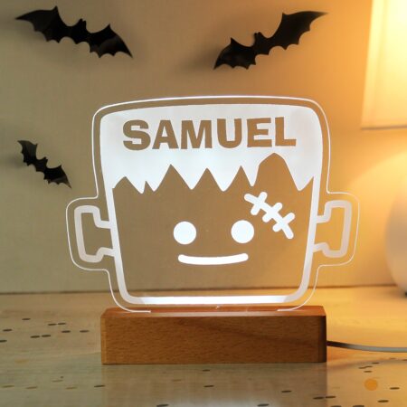 Personalised Frankenstein Wooden LED Light: 9 - LED Lighting By Gift Moments