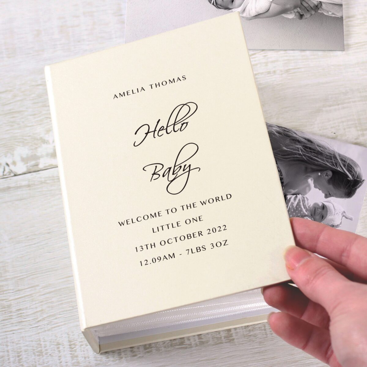 Personalised Free Text 6x4 Photo Album with Sleeves: 4 - Photo Albums By Gift Moments