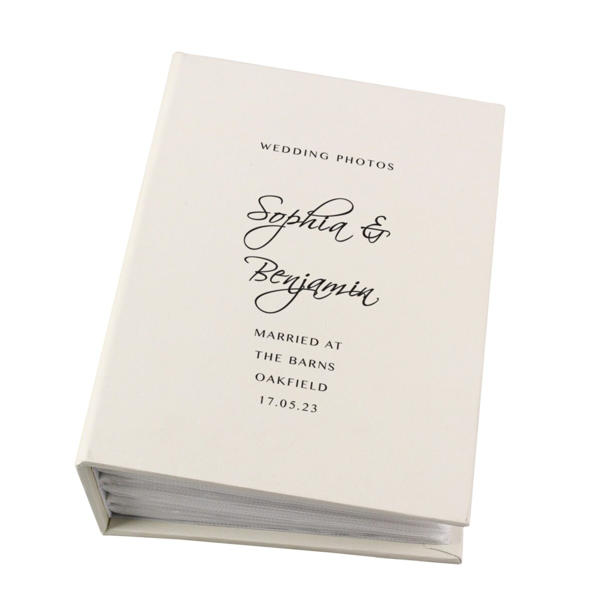 Personalised Free Text 6x4 Photo Album with Sleeves: 6 - Photo Albums By Gift Moments