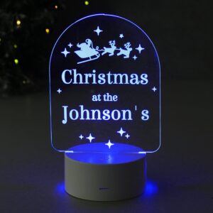 Personalised Free Text Christmas LED Light: 5 - LED Lighting By Gift Moments