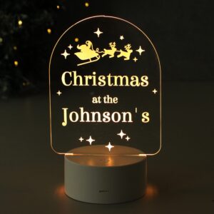 Personalised Free Text Christmas LED Light: 8 - LED Lighting By Gift Moments