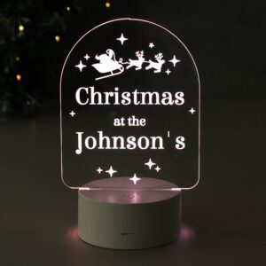 Personalised Free Text Christmas LED Light: 1 - LED Lighting By Gift Moments