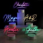 Personalised Free Text LED Colour Changing Desk Night Light: 1 - LED Lighting By Gift Moments