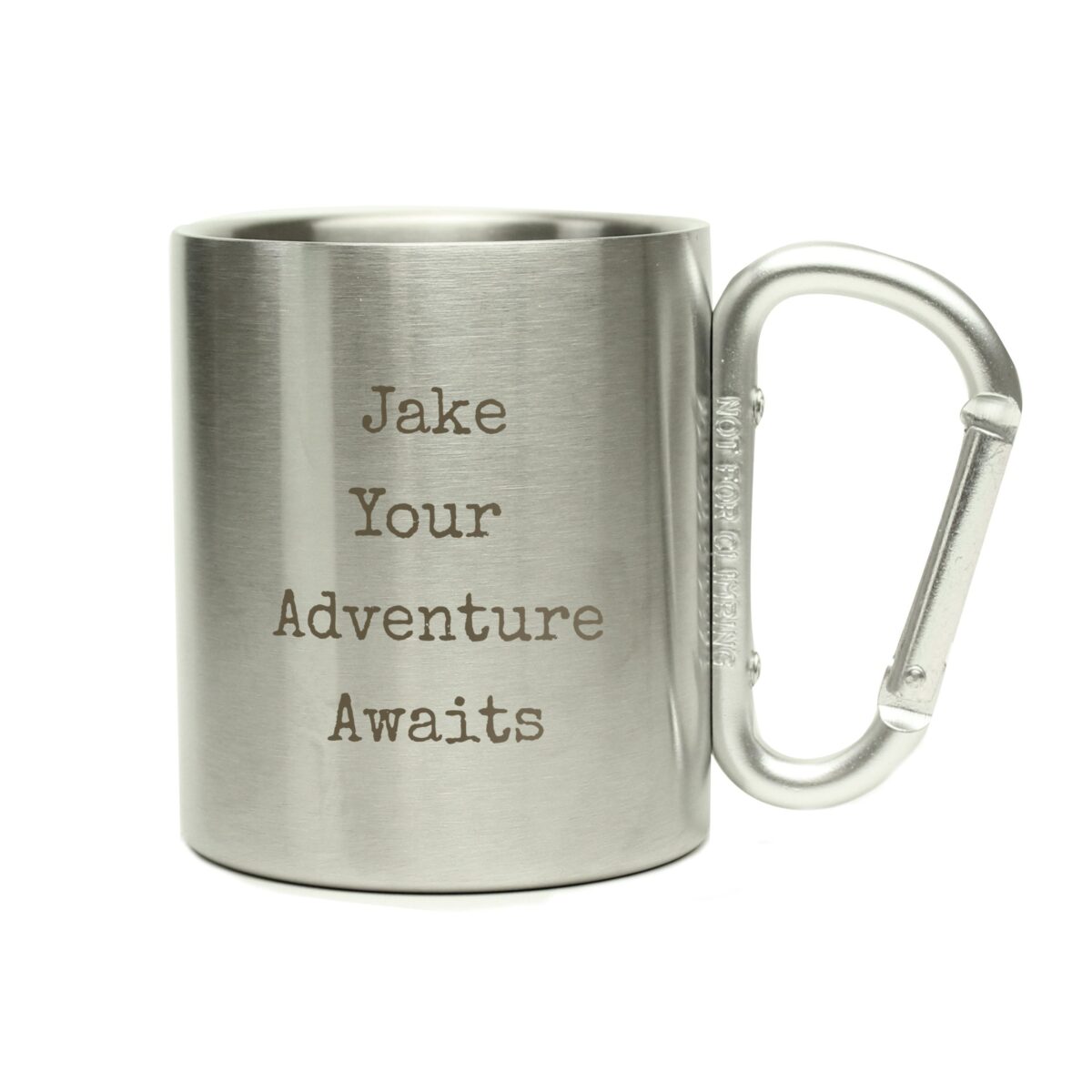 Personalised Free Text Metal Mug: 5 - Outdoor Mugs By Gift Moments