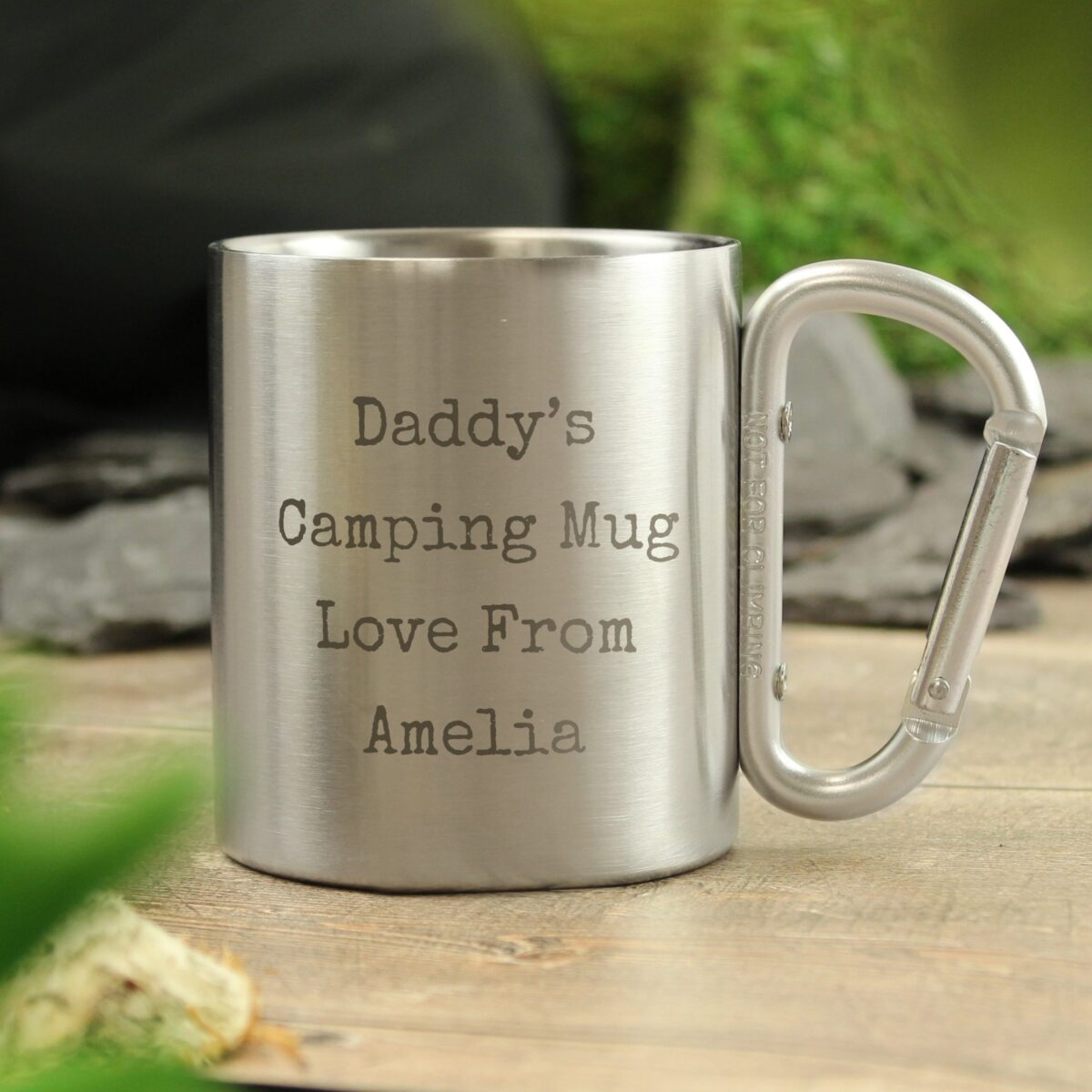 Personalised Free Text Metal Mug: 1 - Outdoor Mugs By Gift Moments
