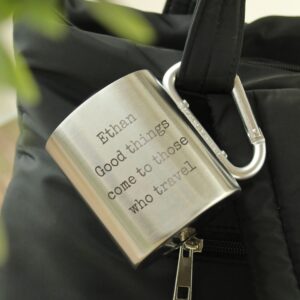 Personalised Free Text Metal Mug: 6 - Outdoor Mugs By Gift Moments