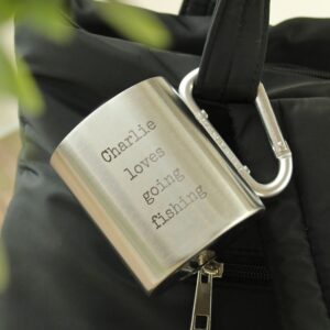 Personalised Free Text Metal Mug: 2 - Outdoor Mugs By Gift Moments