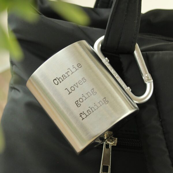 Personalised Free Text Metal Mug: 2 - Outdoor Mugs By Gift Moments