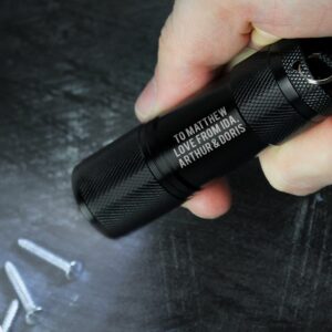 Personalised Free Text Mini Torch: 2 - Tools & Storage By Gift Moments