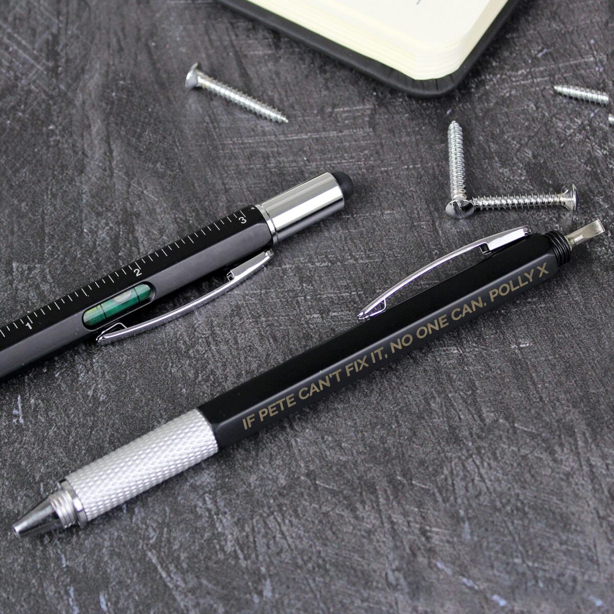 Personalised Free Text Multi Tool Pen: 3 - Pens & Pencils By Gift Moments
