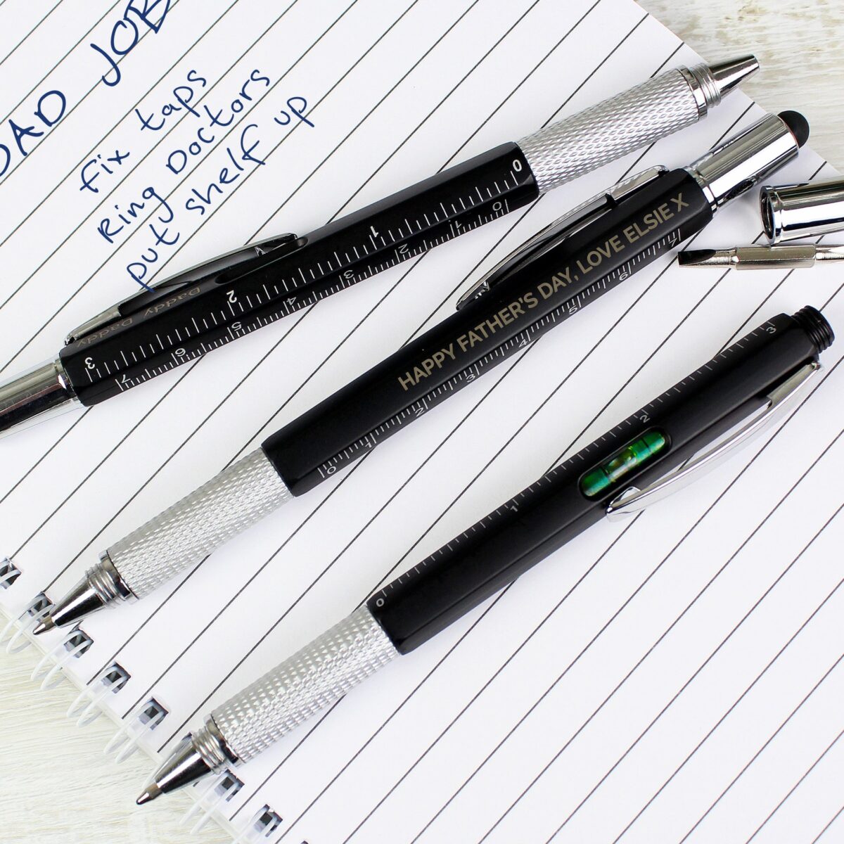 Personalised Free Text Multi Tool Pen: 7 - Pens & Pencils By Gift Moments