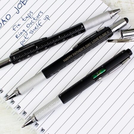 Personalised Free Text Multi Tool Pen: 7 - Pens & Pencils By Gift Moments