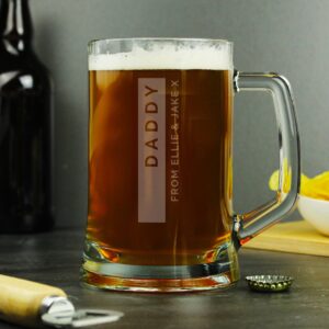 Personalised Free Text Pint Stern Tankard: 2 - Tankards By Gift Moments