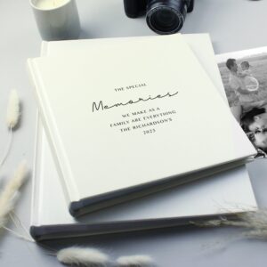 Personalised Free Text Square Photo Album: 1 - Photo Albums By Gift Moments