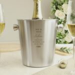 Personalised Free Text Stainless Steel Ice Bucket: 1 - Barware By Gift Moments