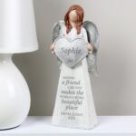 Personalised friend like angel ornament
