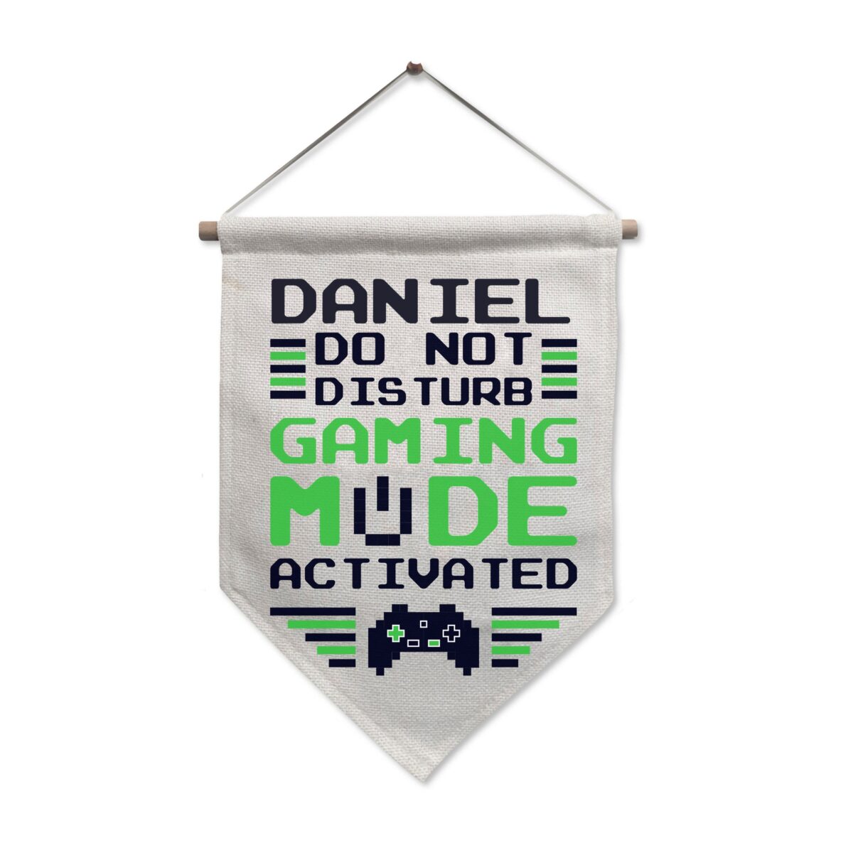 Personalised Gaming Mode Hanging Banner: 4 - Banners By Gift Moments