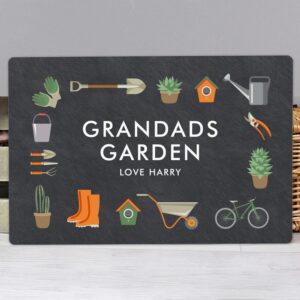Personalised Gardening Metal Sign: 3 - Signs & Plaques By Gift Moments