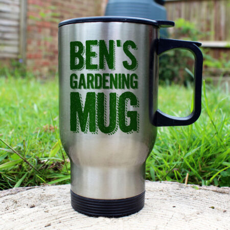 Personalised My Gardening Mug: 1 - Travel Mugs By Gift Moments