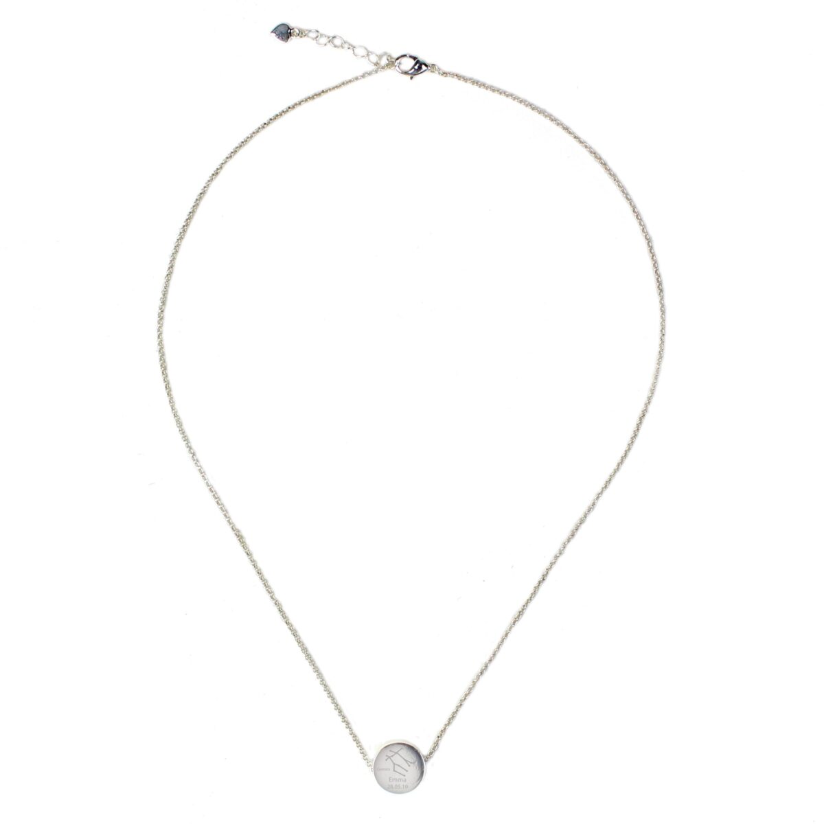Personalised Gemini Zodiac Star Sign Necklace (May 21st - Jun 20th): 6 - Necklaces By Gift Moments