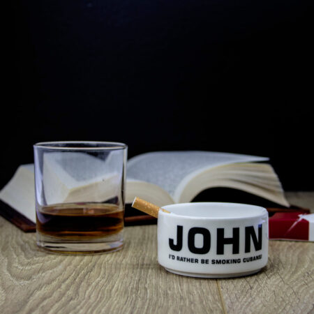Personalised gentlemans ashtray