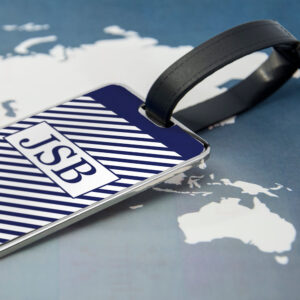 Personalised Nautical Luggage Tag for Gentlemen: 2 - Luggage Tags By Gift Moments
