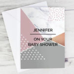 Personalised Geometric Card: 1 - Greeting Cards By Gift Moments
