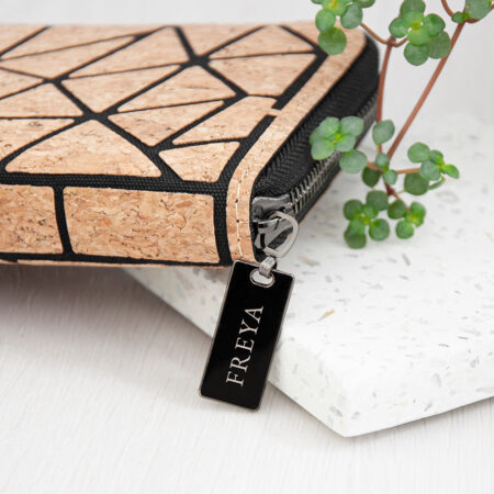 Personalised Geometric Cork Zip Wallet: 5 - Bags & Purses By Gift Moments