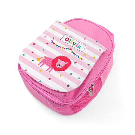 Personalised Girl’s Circus Themed Pink Lunch Bags: 8 - Lunch Boxes & Bags By Gift Moments