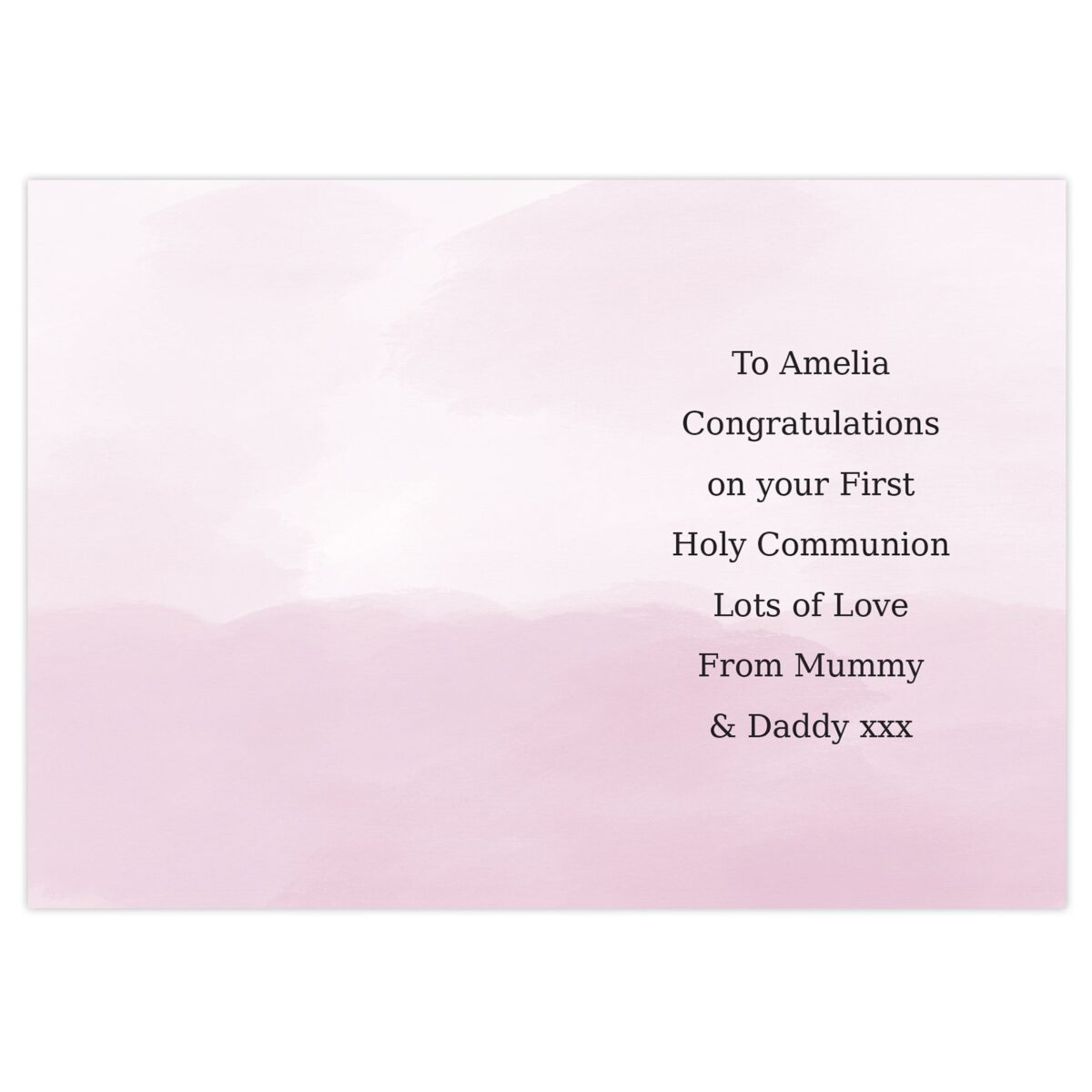 Personalised Girls First Holy Communion Card: 4 - Greeting Cards By Gift Moments