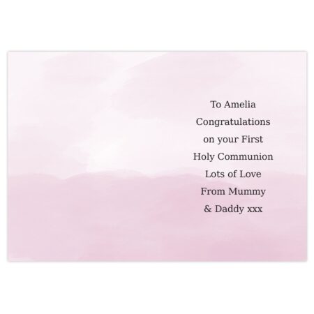 Personalised Girls First Holy Communion Card: 4 - Greeting Cards By Gift Moments