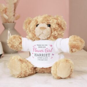 Personalised Girls Free Text Teddy Bear: 2 - Teddy Bears & Soft Toys By Gift Moments