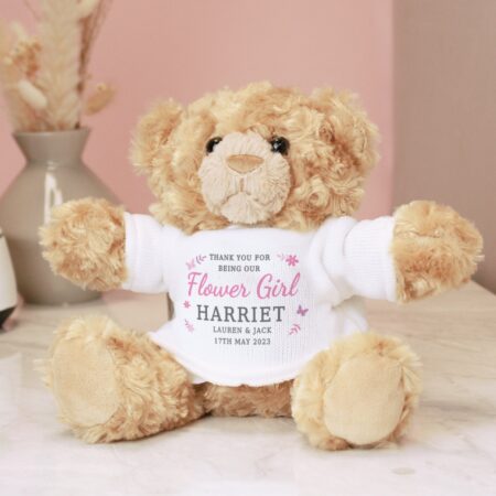 Personalised Girls Free Text Teddy Bear: 2 - Teddy Bears & Soft Toys By Gift Moments