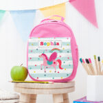 Personalised Girl’s Unicorn Lunch Bags: 1 - Pink - Lunch Boxes & Bags By Gift Moments