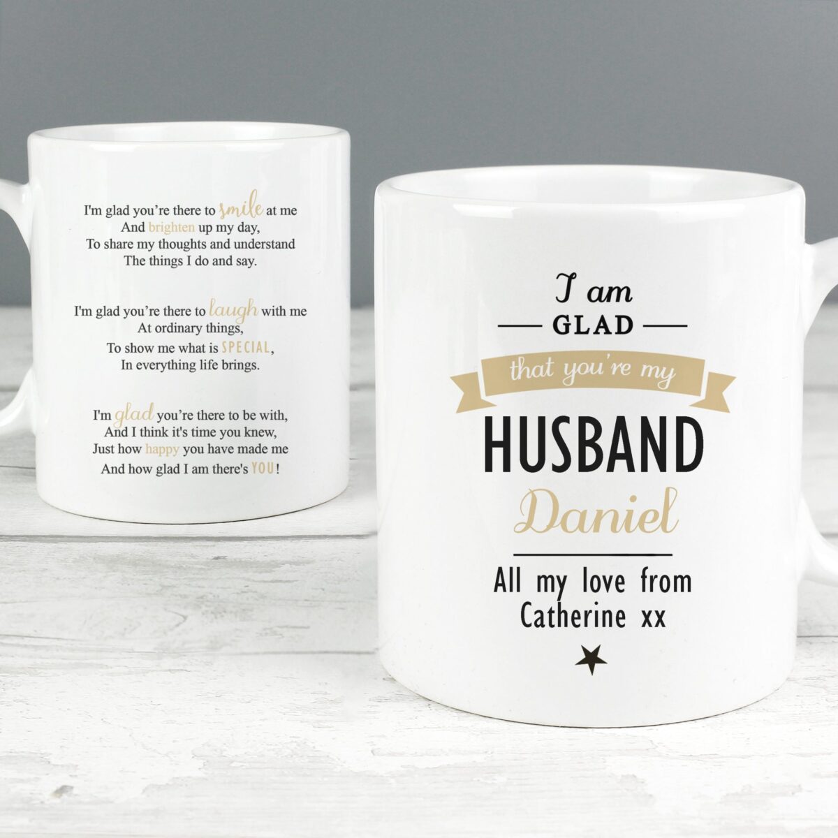 Personalised I Am Glad... Mug: 4 - Mugs By Gift Moments
