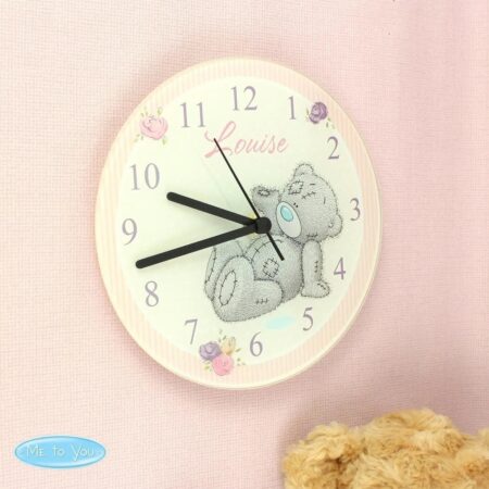 Personalised Me To You Glass Clock: 1 - Clocks