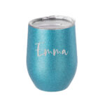 Personalised Glitter Stemless Wine Tumblers: 1 - Tumblers By Gift Moments