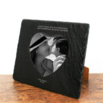 Personalised God Made Mothers Heart Slate Photo Frame: 1 - Photo Frames By Gift Moments