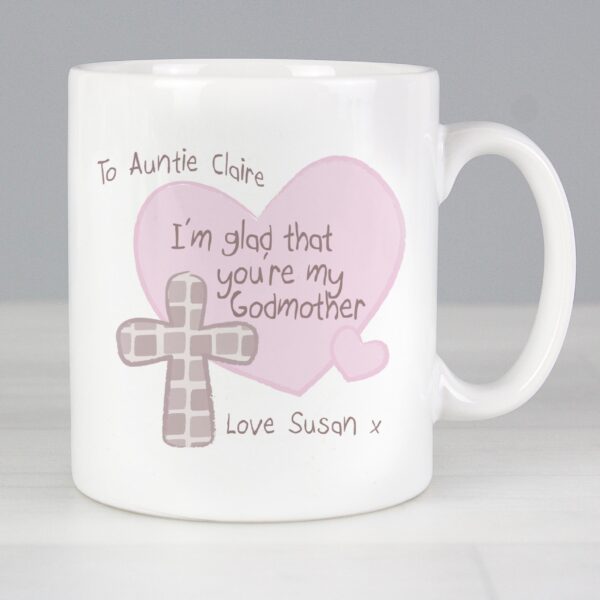 Personalised Godmother Mug: 1 - Mugs By Gift Moments