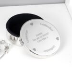 Personalised Godmother Round Trinket Box: 1 - Trinket Boxes By Gift Moments