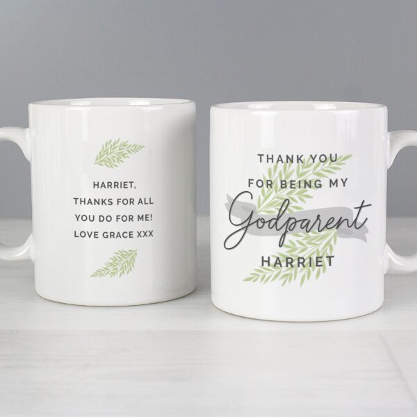 Personalised Godparent Mug: 1 - Mugs By Gift Moments