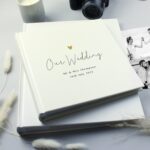 Personalised Gold Heart Couples Square Photo Album: 1 - Photo Albums By Gift Moments
